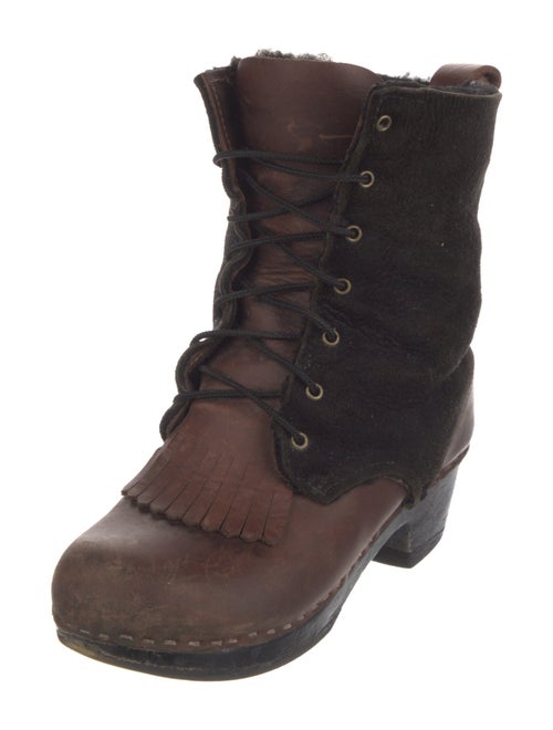 No. 6 Store Leather Lace-Up Boots