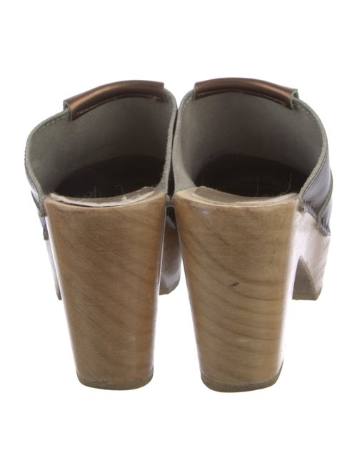No. 6 Store Leather Lasercut Accents Mules