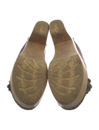 No. 6 Store Leather Lasercut Accents Mules