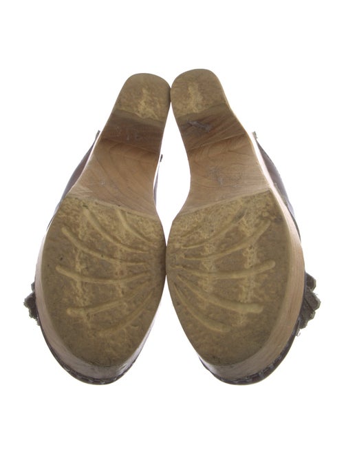 No. 6 Store Leather Lasercut Accents Mules