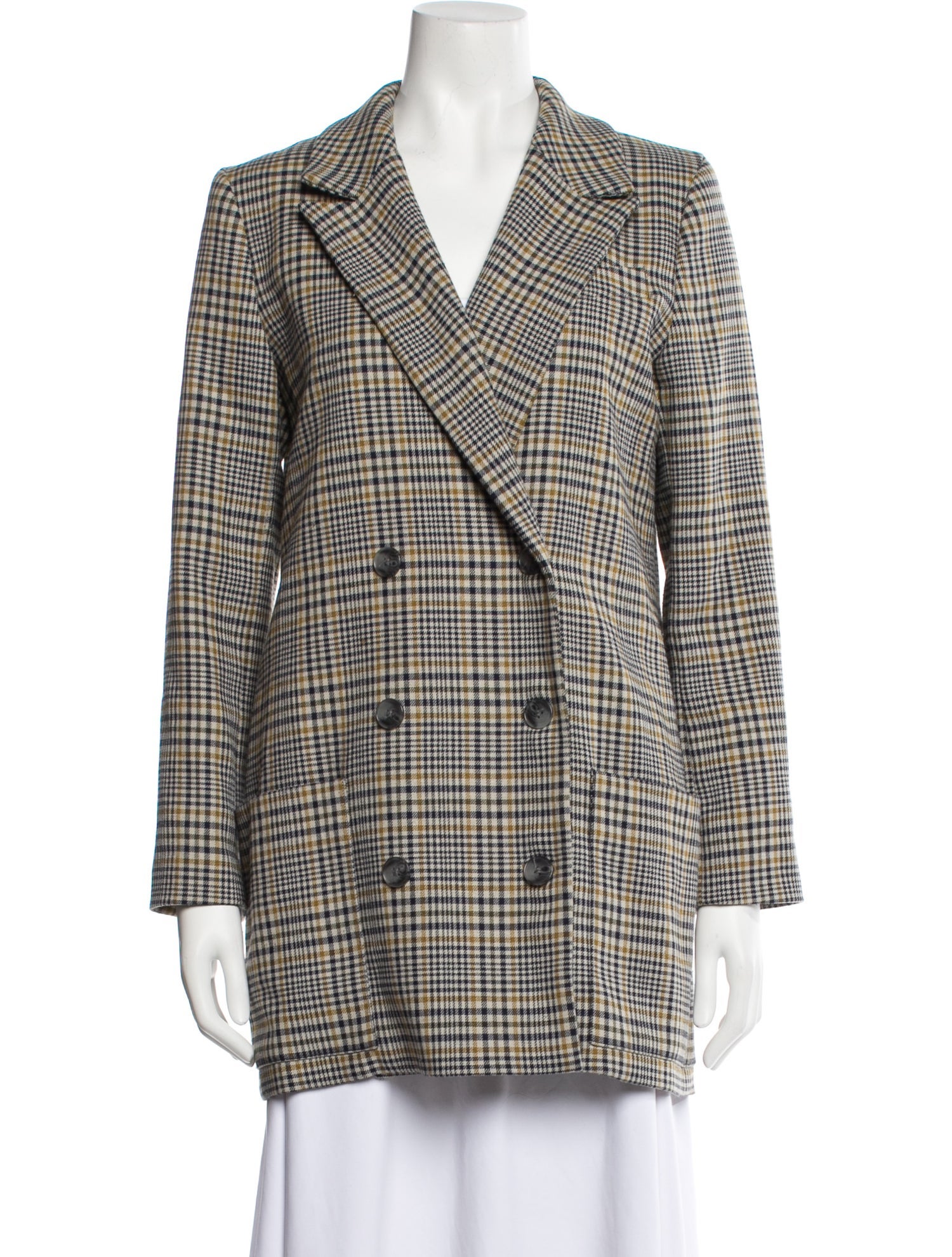No. 6 Store Plaid Print Blazer