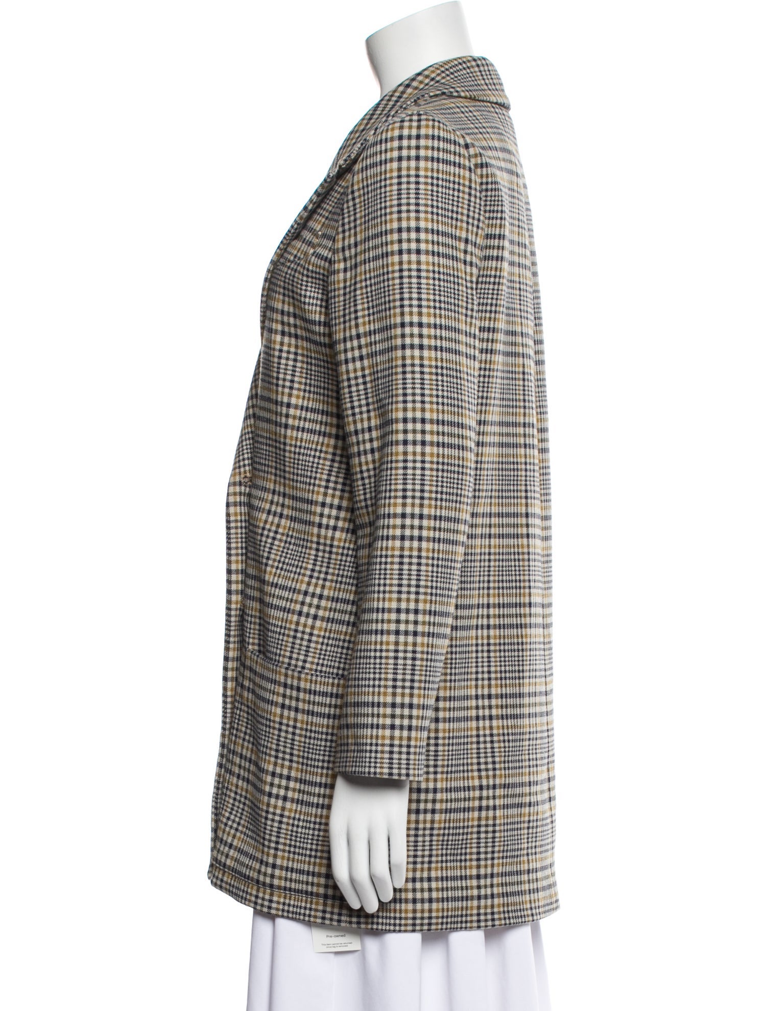 No. 6 Store Plaid Print Blazer