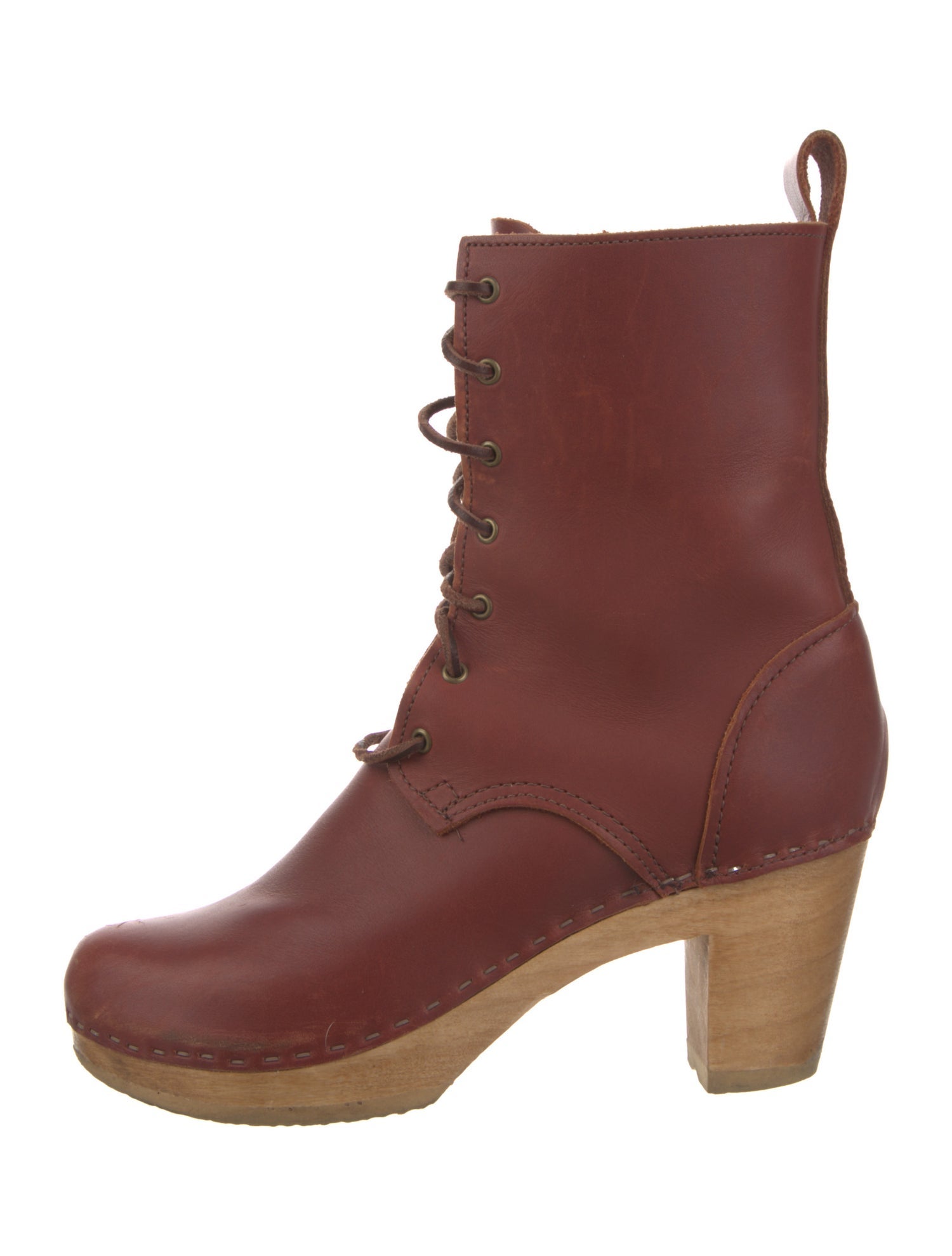 No. 6 Store Leather Lace-Up Boots