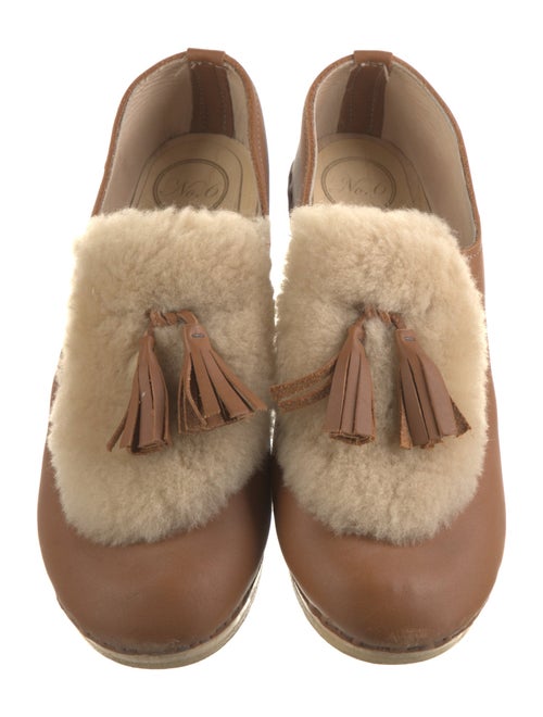 No. 6 Store Leather Tassel Accents Mules