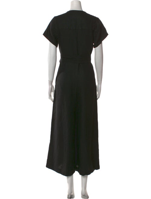 No. 6 Store Linen V-Neck Jumpsuit