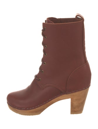 No. 6 Store Leather Lace-Up Boots