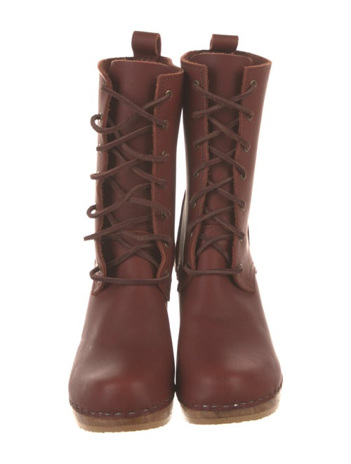 No. 6 Store Leather Lace-Up Boots