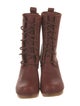 No. 6 Store Leather Lace-Up Boots