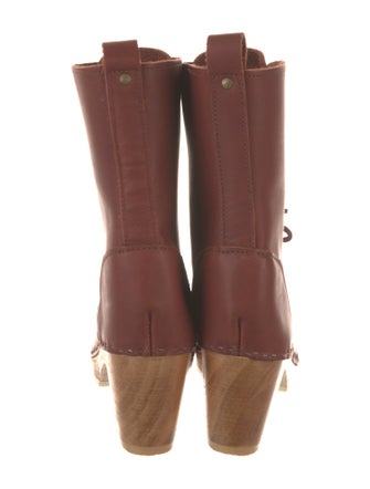 No. 6 Store Leather Lace-Up Boots