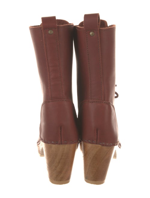 No. 6 Store Leather Lace-Up Boots