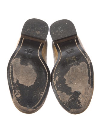 No. 6 Store Embossed Leather Loafers