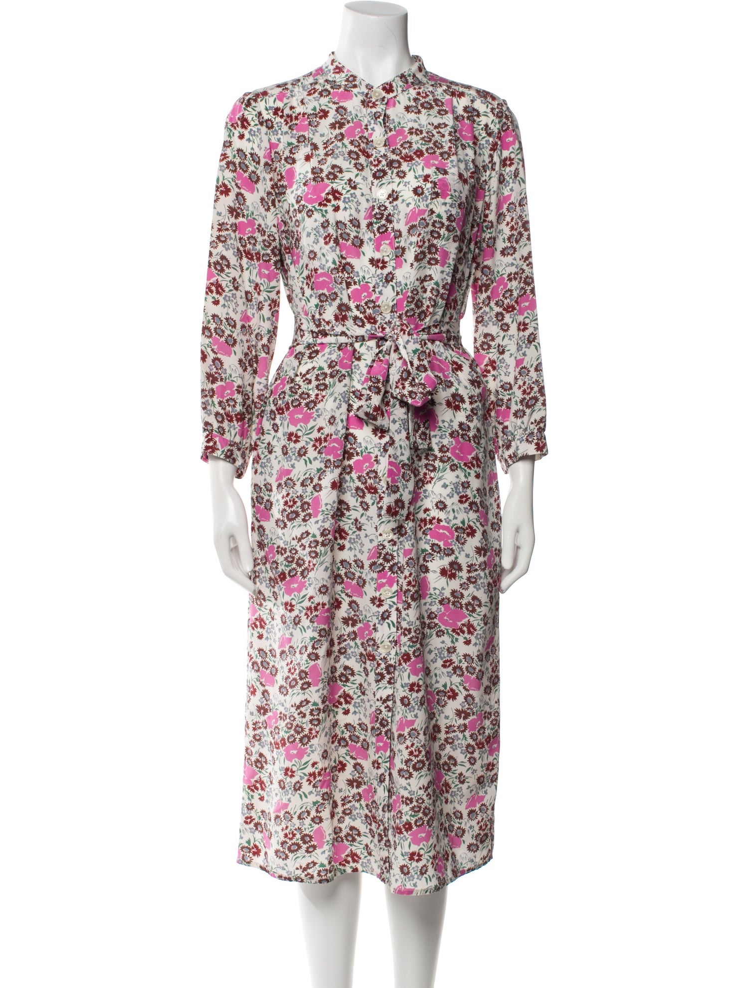 No. 6 Store Silk Midi Length Dress