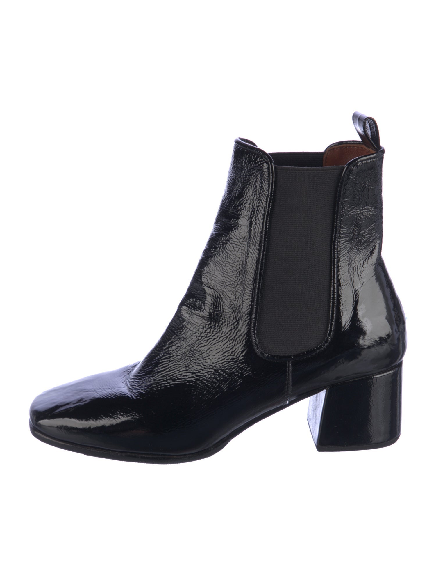 No. 6 Store Patent Leather Chelsea Boots