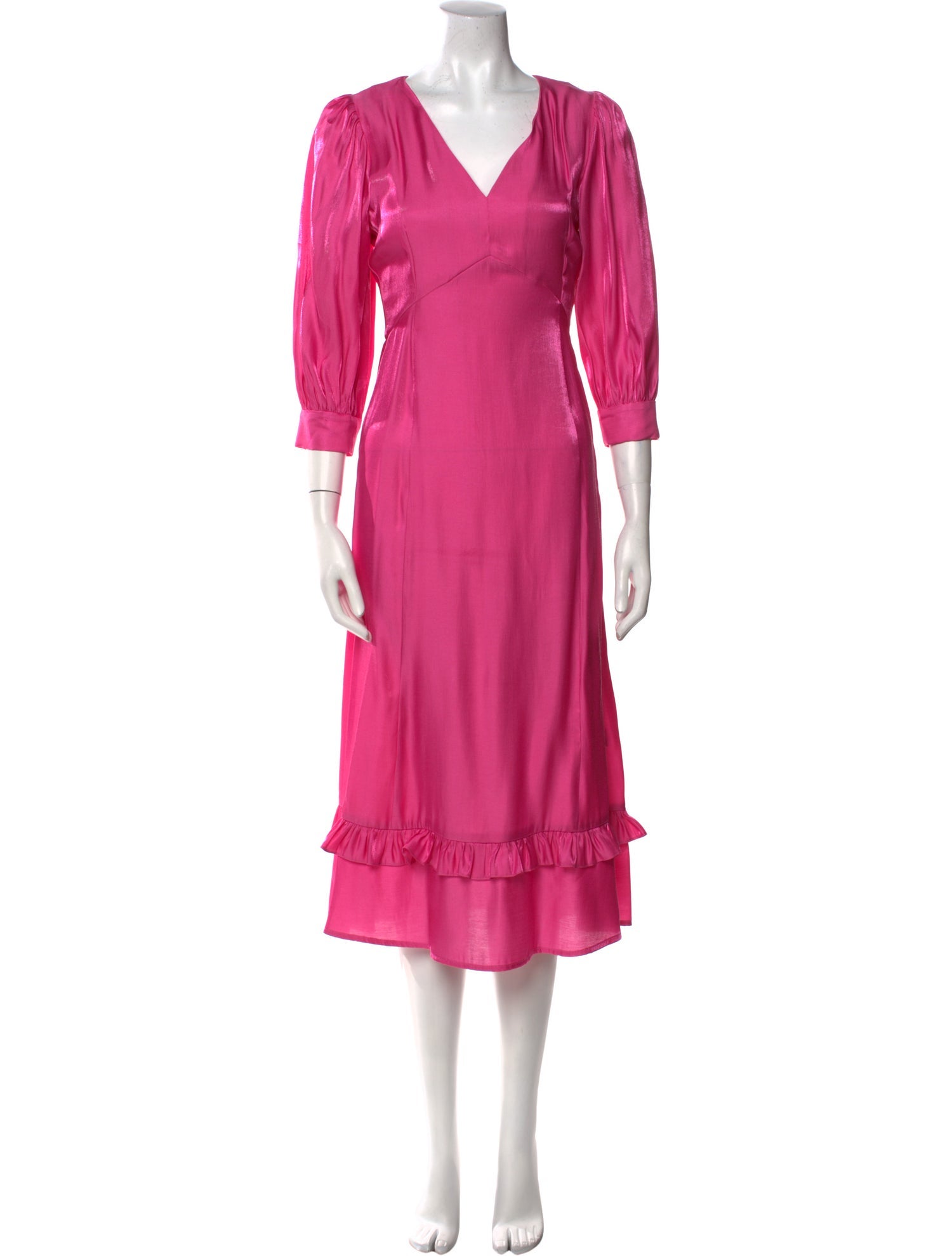 No. 6 Store V-Neck Midi Length Dress w/ Tags