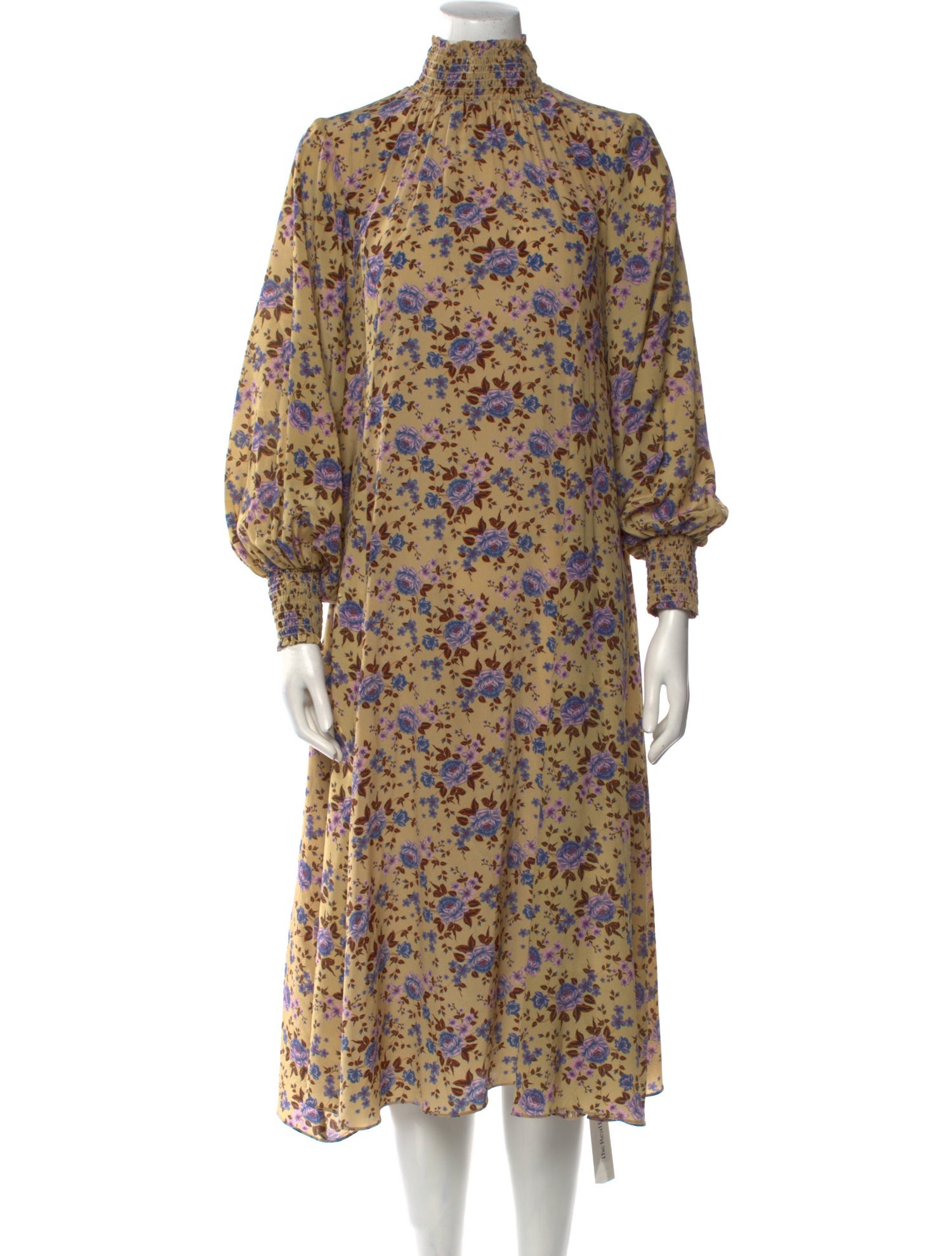 No. 6 Store Silk Midi Length Dress