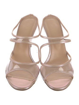 No. 6 Store Leather Lasercut Accents T-Strap Sandals