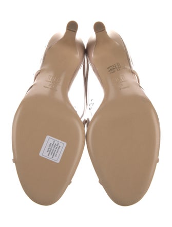 No. 6 Store Leather Lasercut Accents T-Strap Sandals