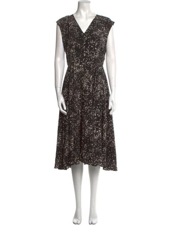 No. 6 Store Silk Midi Length Dress