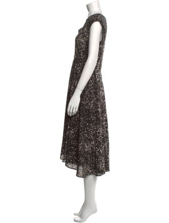 No. 6 Store Silk Midi Length Dress