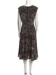 No. 6 Store Silk Midi Length Dress