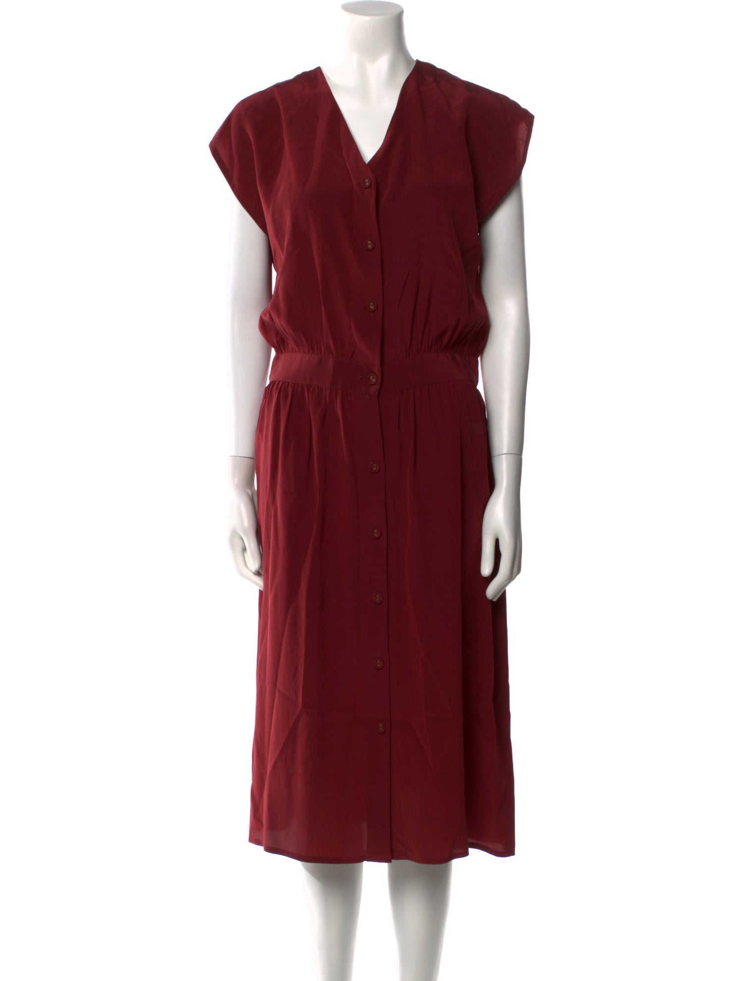 No. 6 Store Silk Midi Length Dress