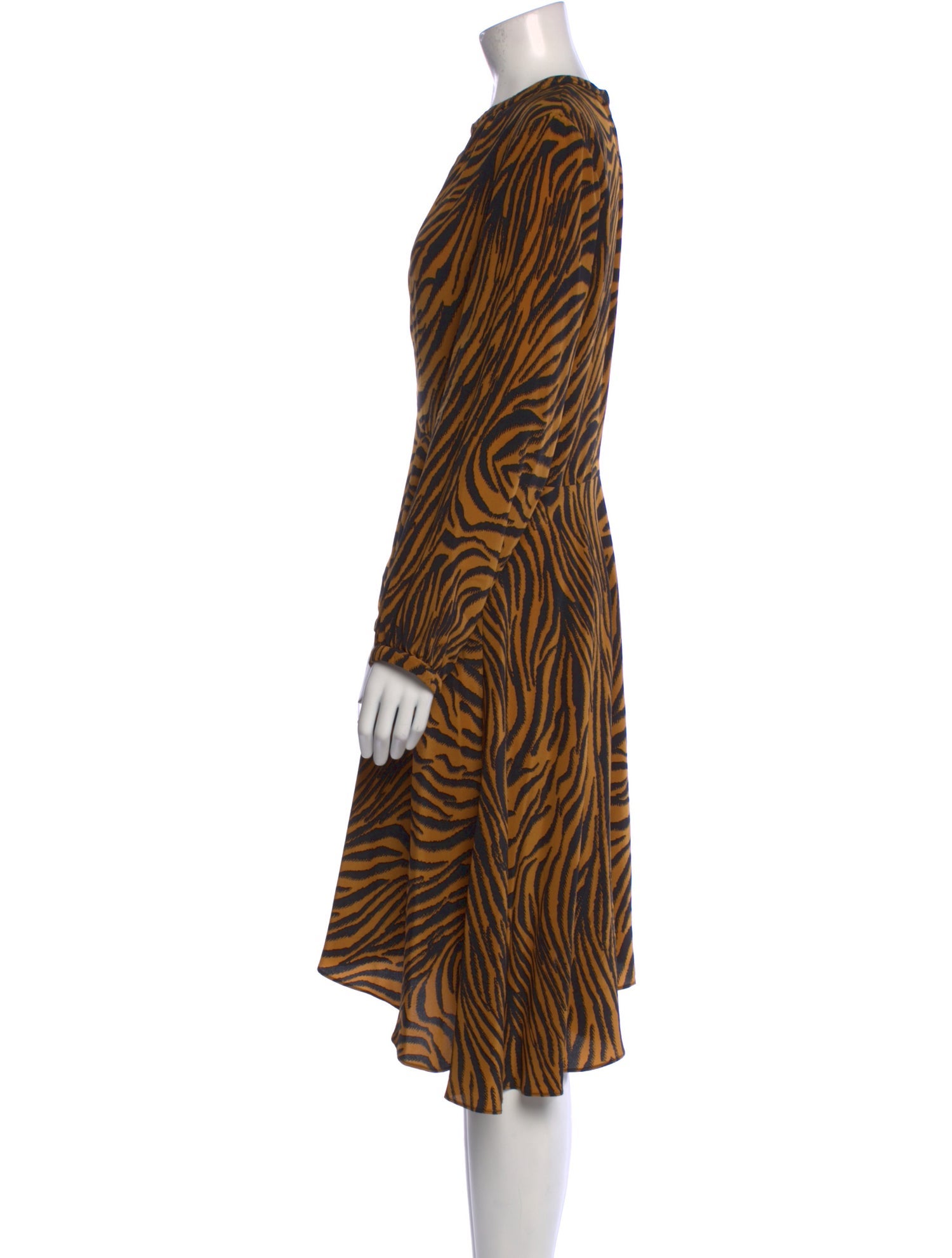 No. 6 Store Silk Midi Length Dress