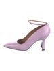 No. 6 Store Embossed Leather Printed Pumps