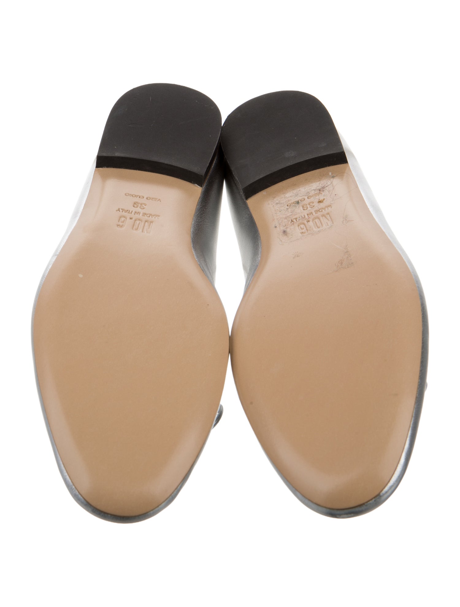 No. 6 Store Leather Ballet Flats
