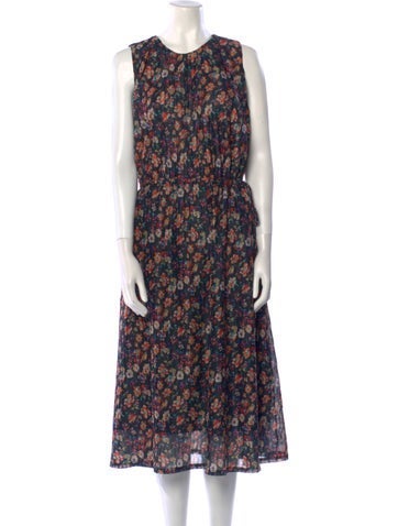 No. 6 Store Dresses Floral Print Midi Length Dress L