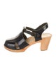 No. 6 Store Leather T-Strap Sandals