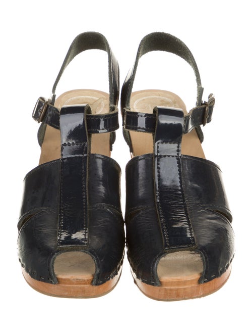 No. 6 Store Leather T-Strap Sandals