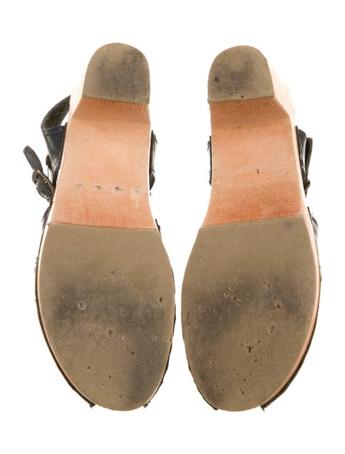 No. 6 Store Leather T-Strap Sandals