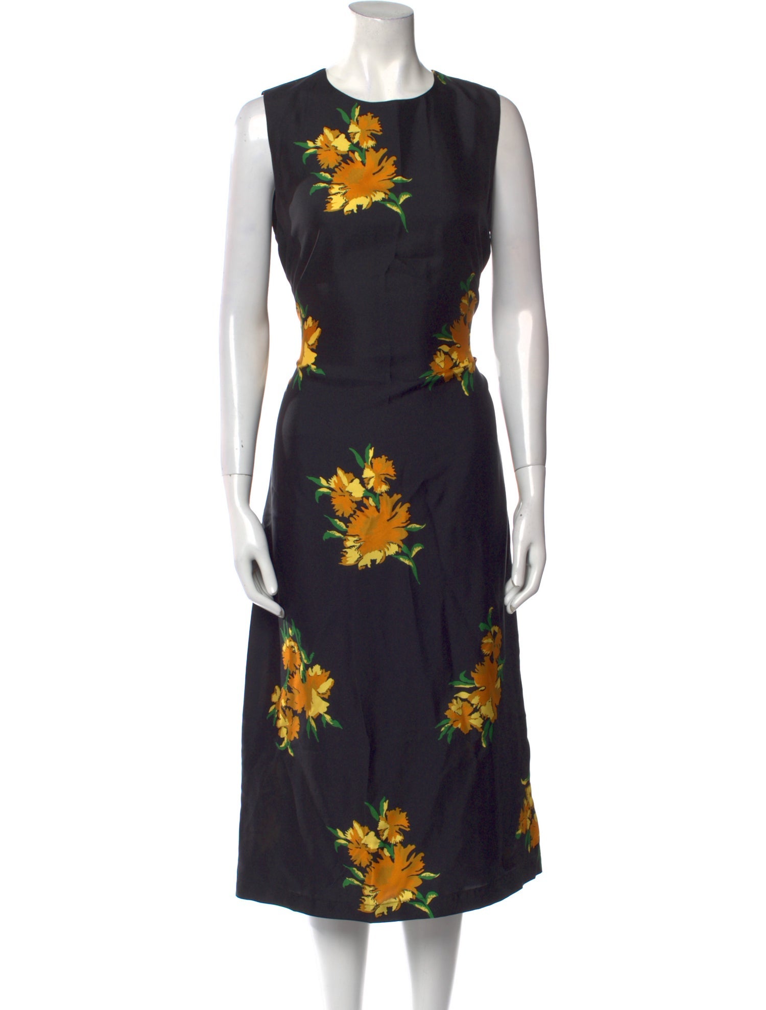 No. 6 Store Floral Print Long Dress