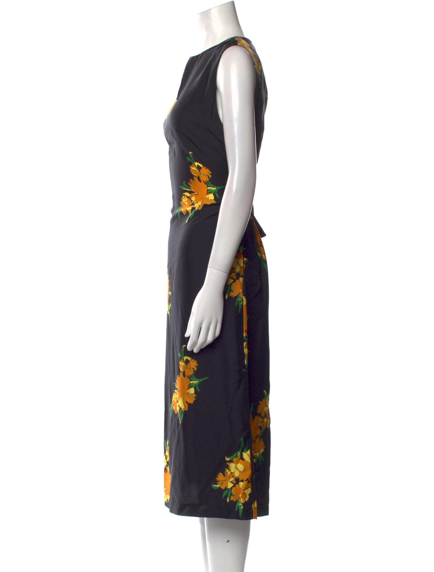 No. 6 Store Floral Print Long Dress