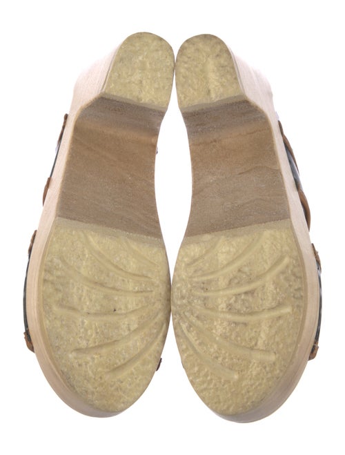 No. 6 Store Patent Leather Printed Slides