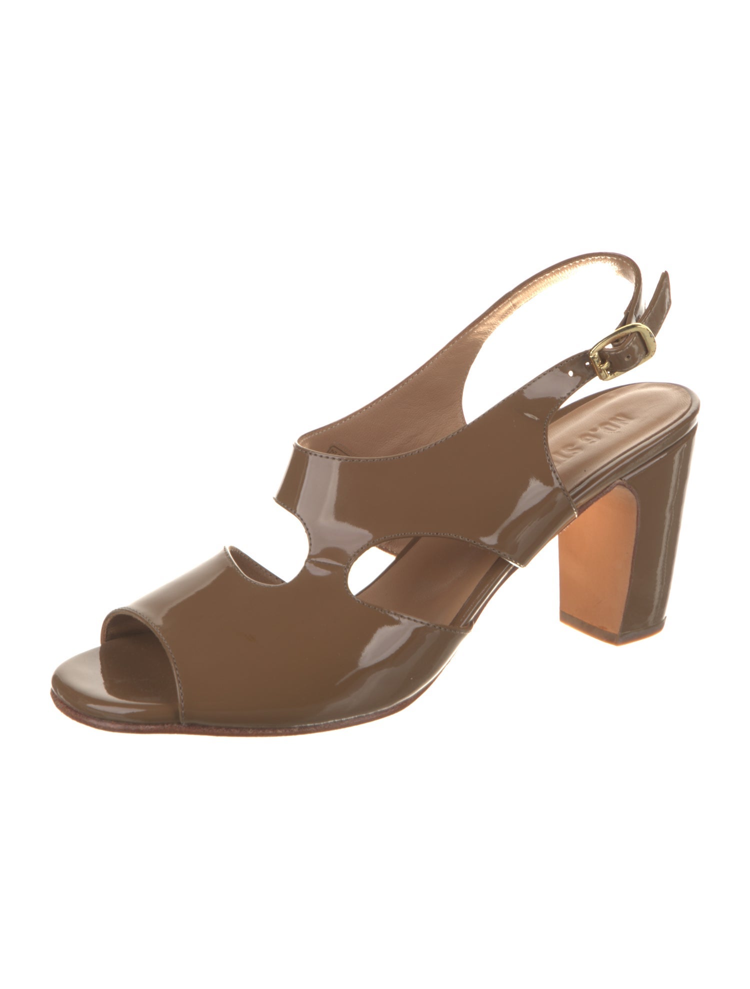 No. 6 Store Patent Leather Slingback Sandals