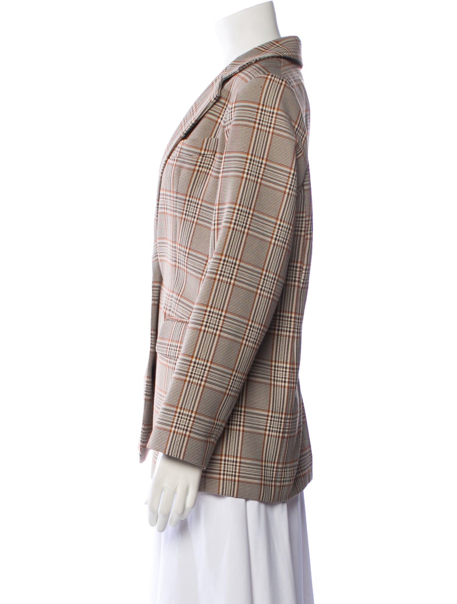 No. 6 Store Plaid Print Blazer