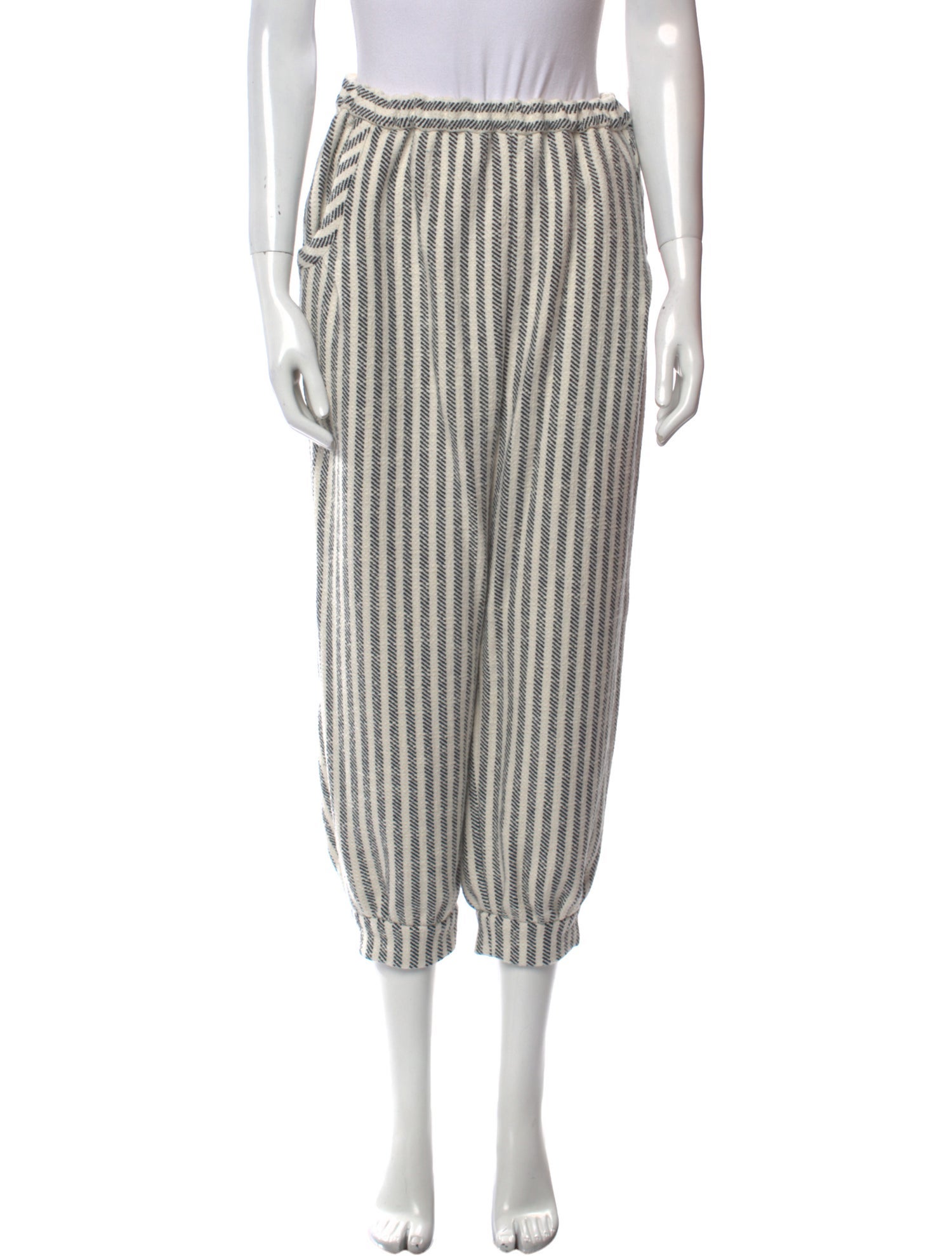 No. 6 Store Striped Skinny Leg Pants