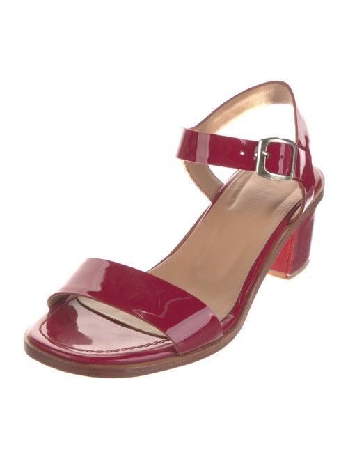 No. 6 Store Patent Leather Printed Sandals
