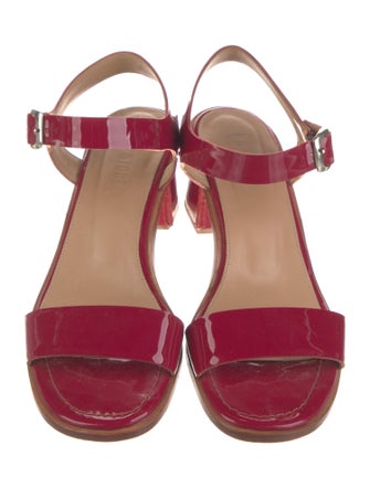 No. 6 Store Patent Leather Printed Sandals