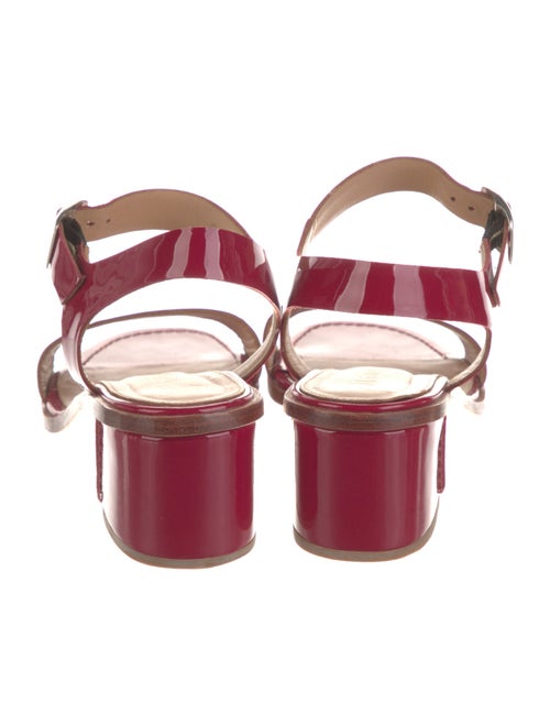 No. 6 Store Patent Leather Printed Sandals