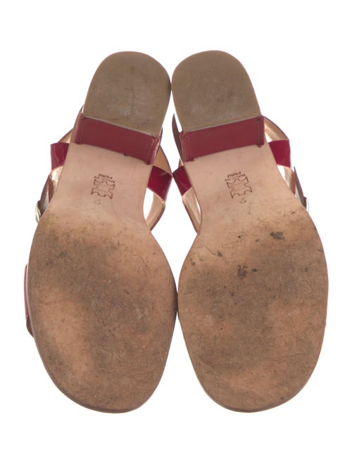 No. 6 Store Patent Leather Printed Sandals