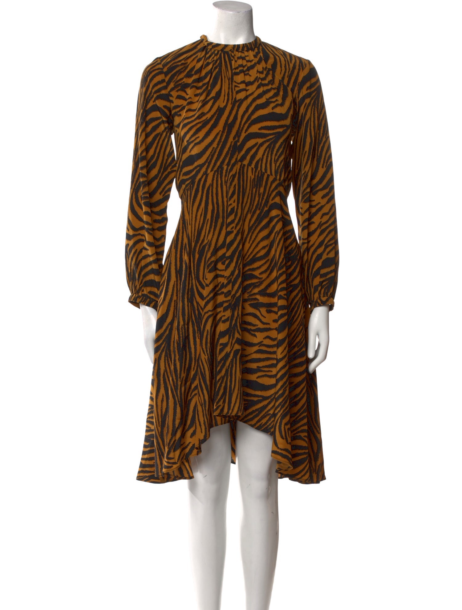 No. 6 Store Silk Knee-Length Dress