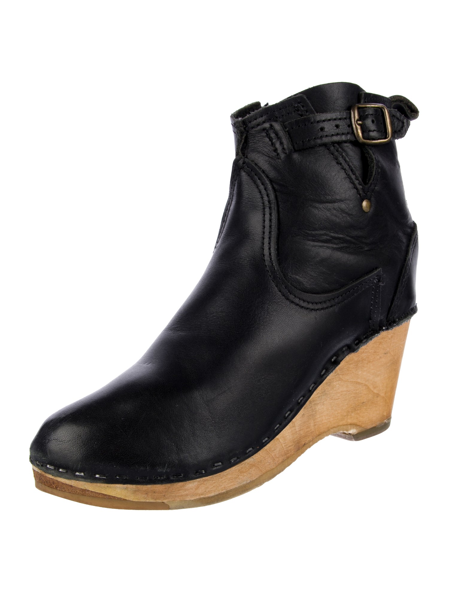 No. 6 Store Leather Lace-Up Boots