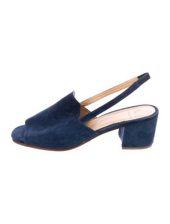 No. 6 Store Suede Slingback Sandals