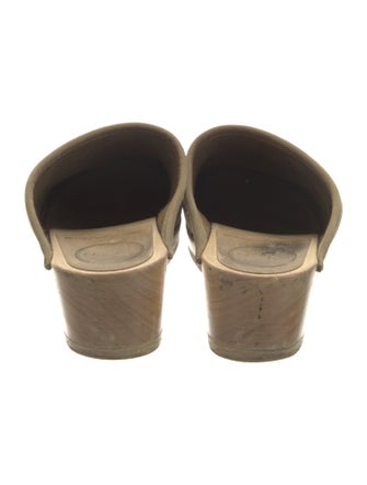 No. 6 Store Suede Whipstitch Trim Mules