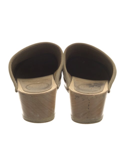 No. 6 Store Suede Whipstitch Trim Mules