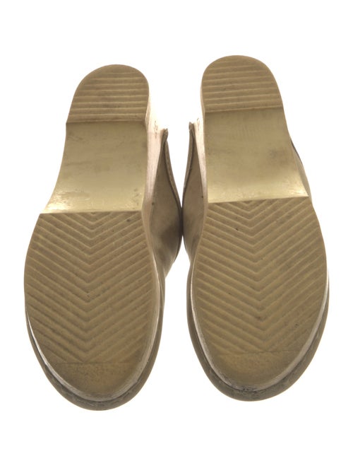 No. 6 Store Suede Whipstitch Trim Mules