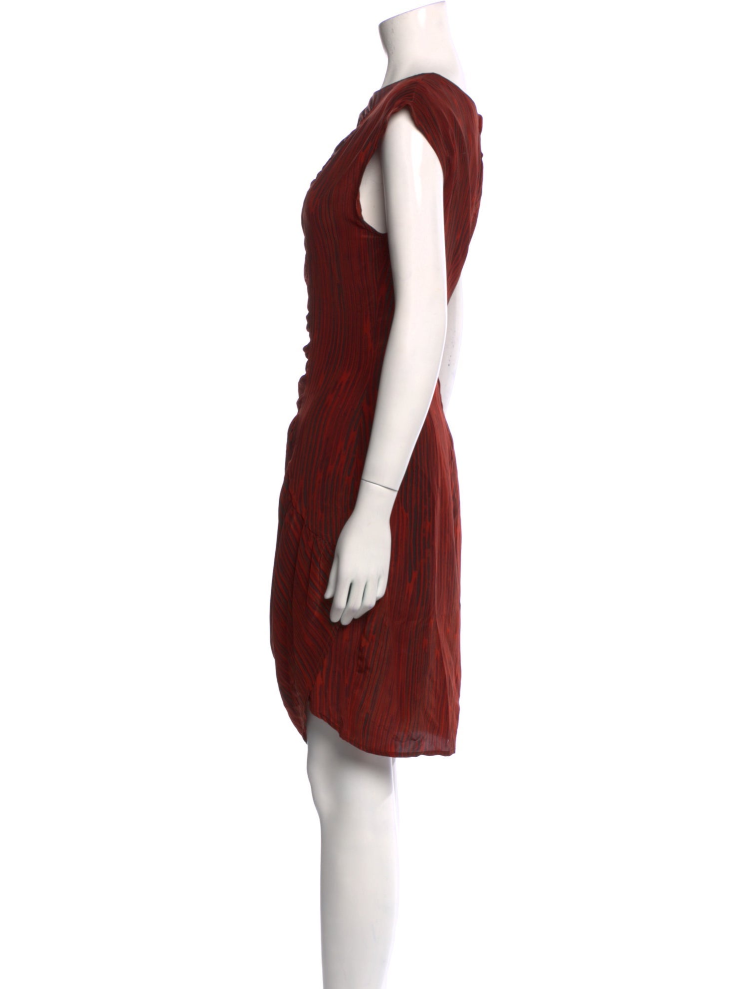 No. 6 Store Silk Knee-Length Dress