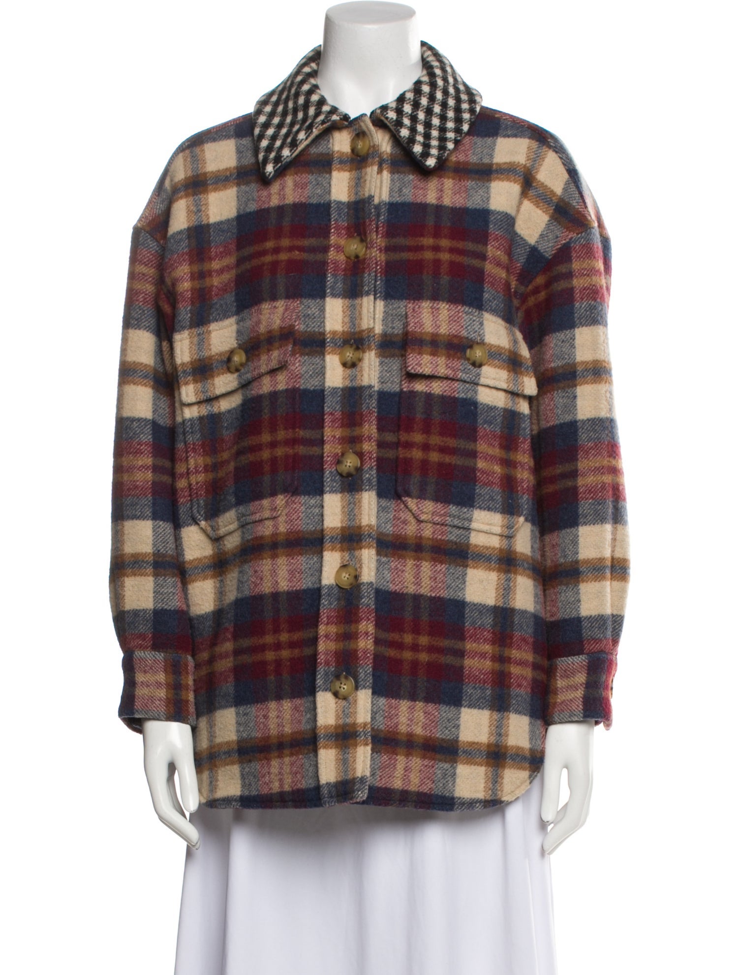 No. 6 Store Plaid Print Jacket